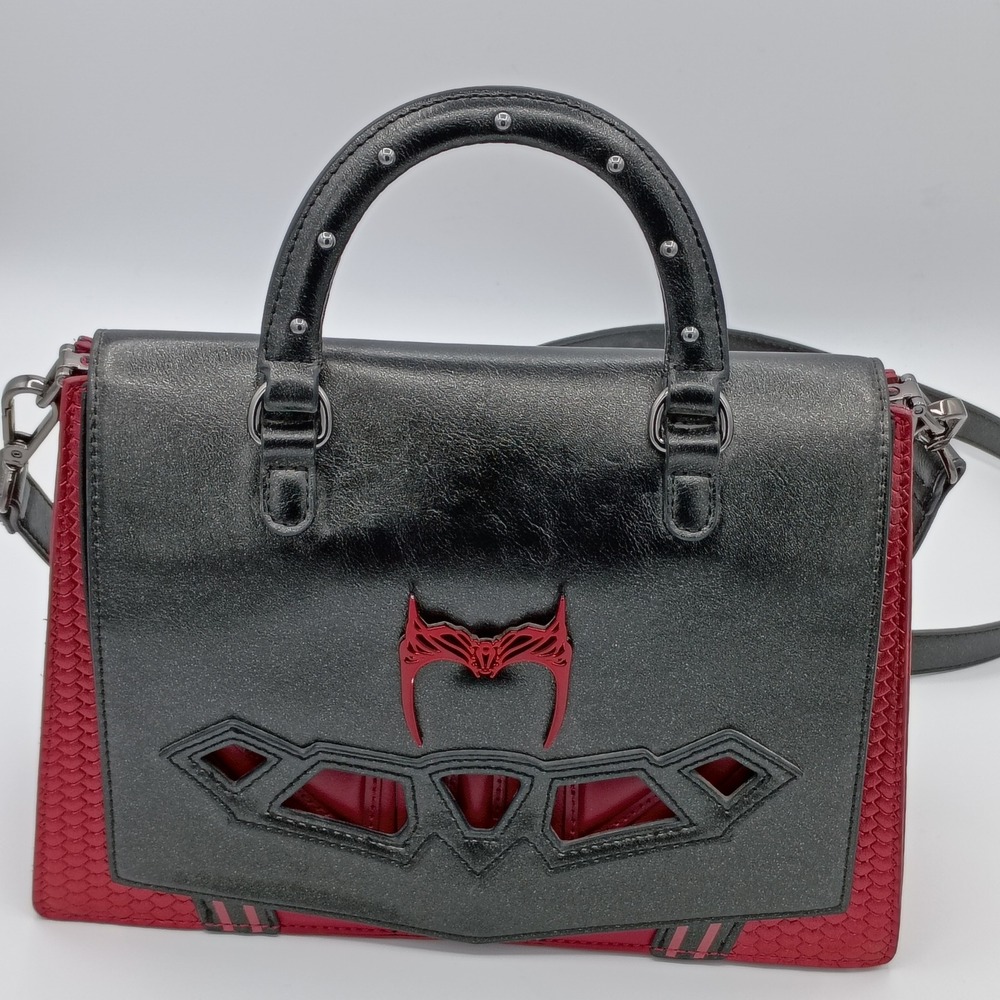 BoxLunch Marvel WandaVision Scarlet Witch Red Black Crossbody Bag One Size